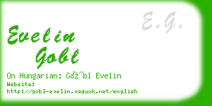 evelin gobl business card